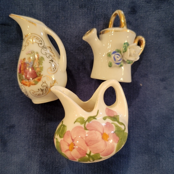 Trio of Pretty Floral Items ~ Cash Family Pottery ~ Enesco ~ Japan ~ MCM - Picture 12 of 16